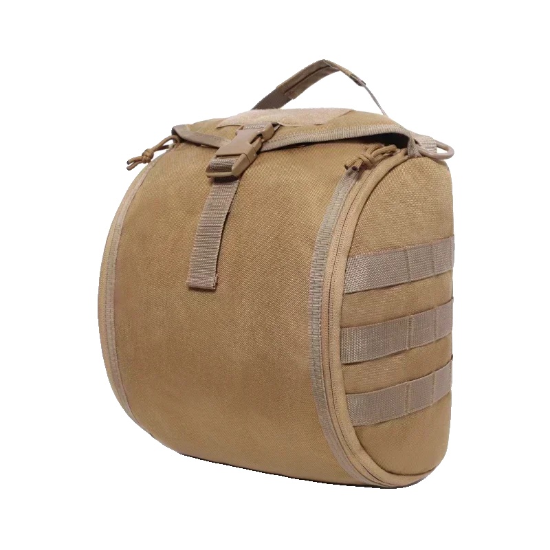 Taktischer Helmtasche, Tragbares Design, Großer Stauraum, Khaki