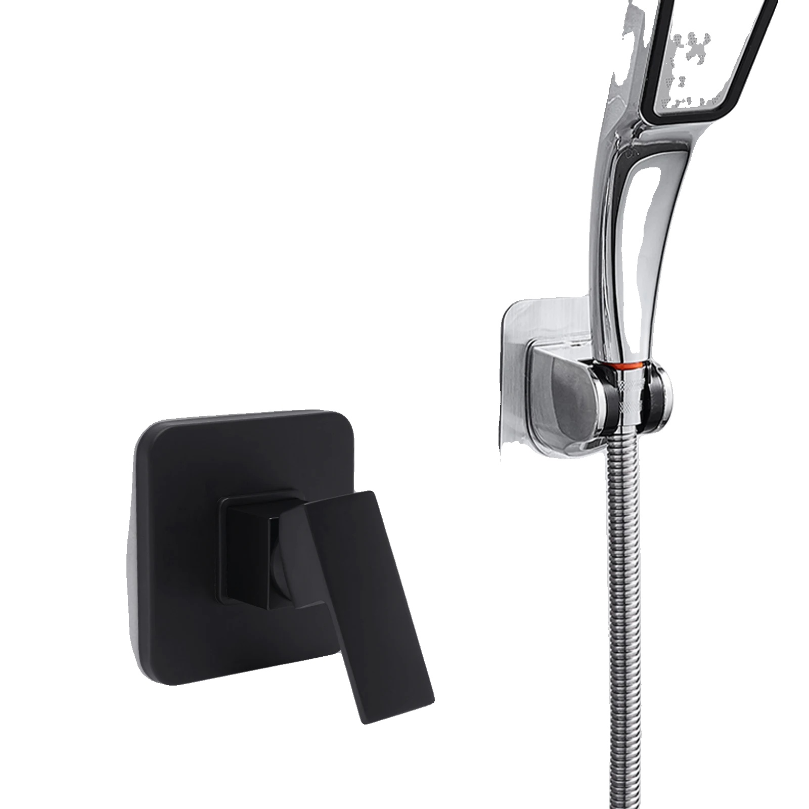 Duschmischventil, Premium Messing, Standard Duplexgröße, Nenn Druck 6 Mpa, Hochhärte Keramikkern, Korrosionsbeständige Oberfläche