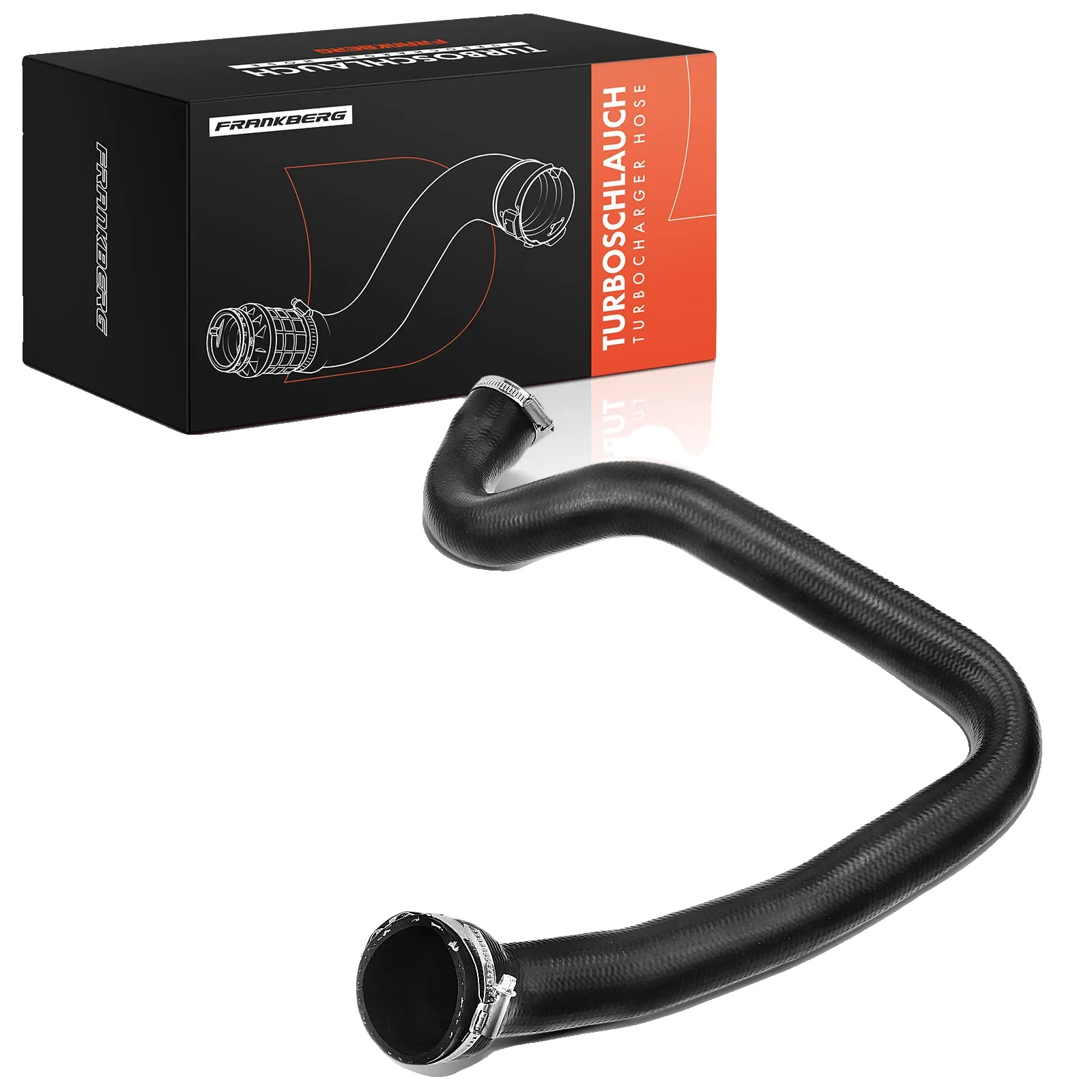 Kühleranschluss, Gummimaterial, Länge 725 Mm, Innendurchmesser 40 Mm, Kompatibel Mit Renault, Intercooler-installation
