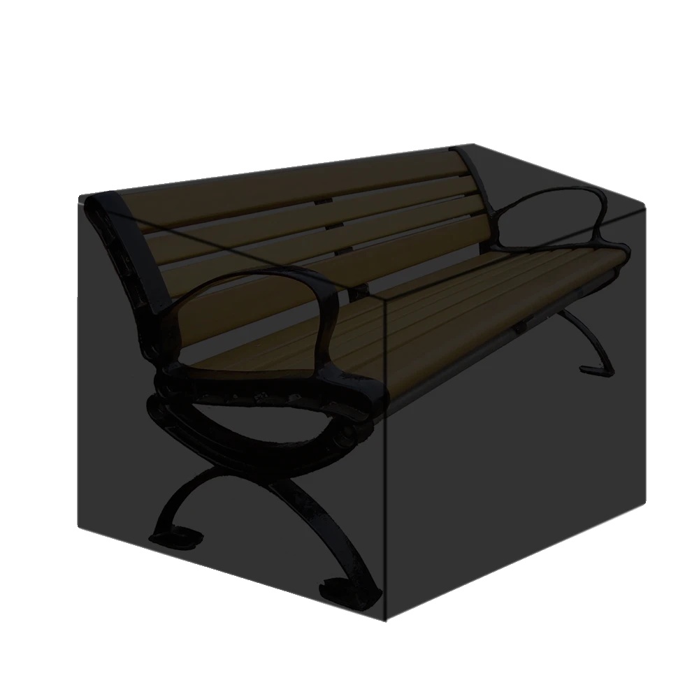 Schutzhülle Für Gartenbank, Wasserdichte Abdeckung, Allwetter-schutz, 4 Sitze 190x66x89cm
