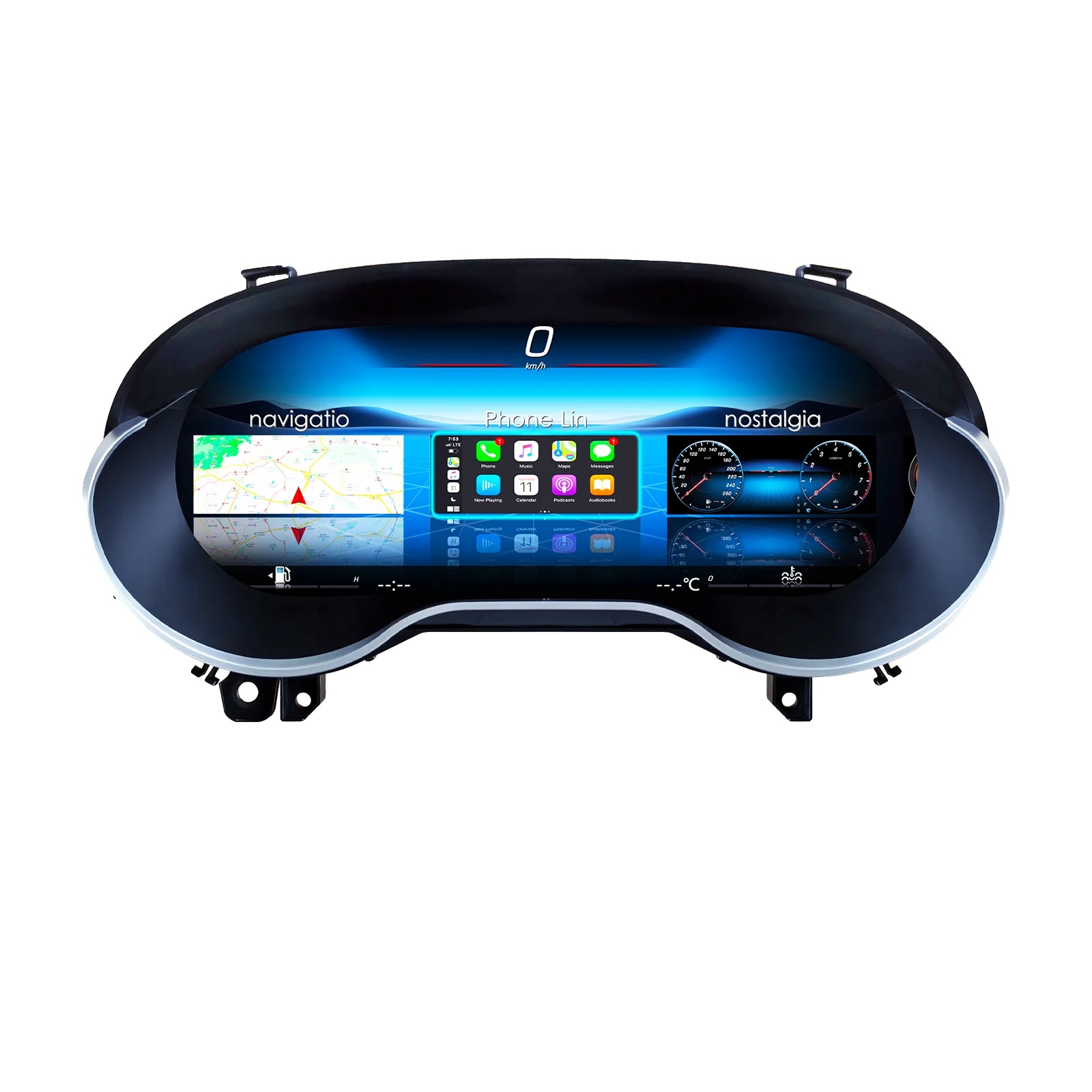 Dashboard Digital Cluster, Hochauflösendes Display, Lenkradsteuerung, Für W176
