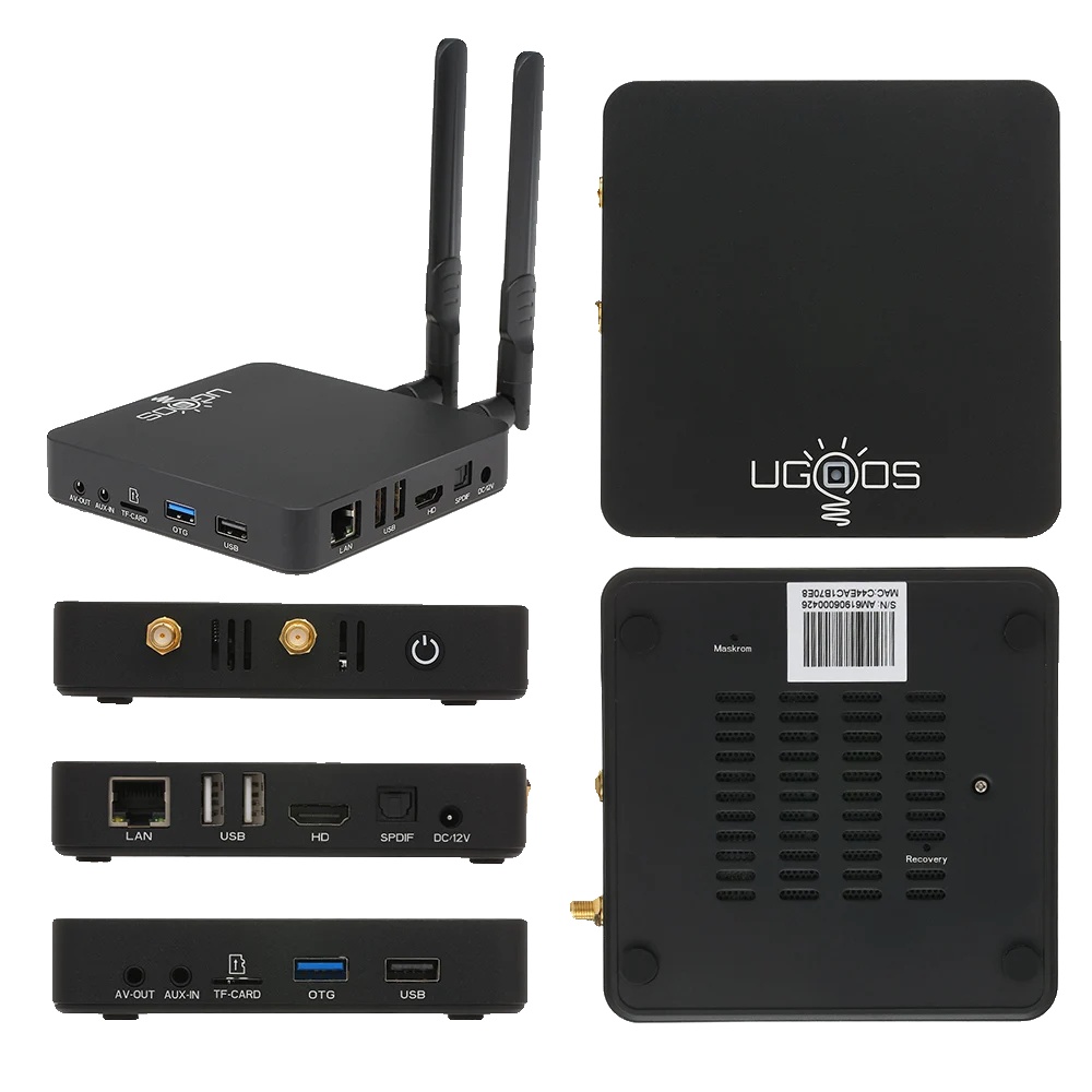 Ugoos Am6b Plus Tv-box, 4gb Ram, 32gb Speicher, Eu -stecker