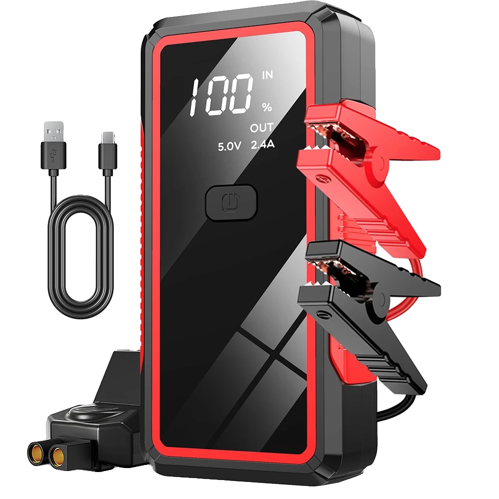 Starthilfe, Tragbare Powerbank, Led-notlicht, 2000a