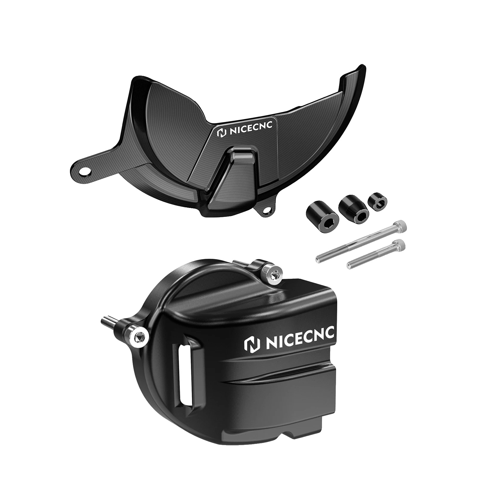 Wasserpumpenschutzabdeckung, Aluminium-schutz, Präzise Cnc-bearbeitung, Schwarz Setzen