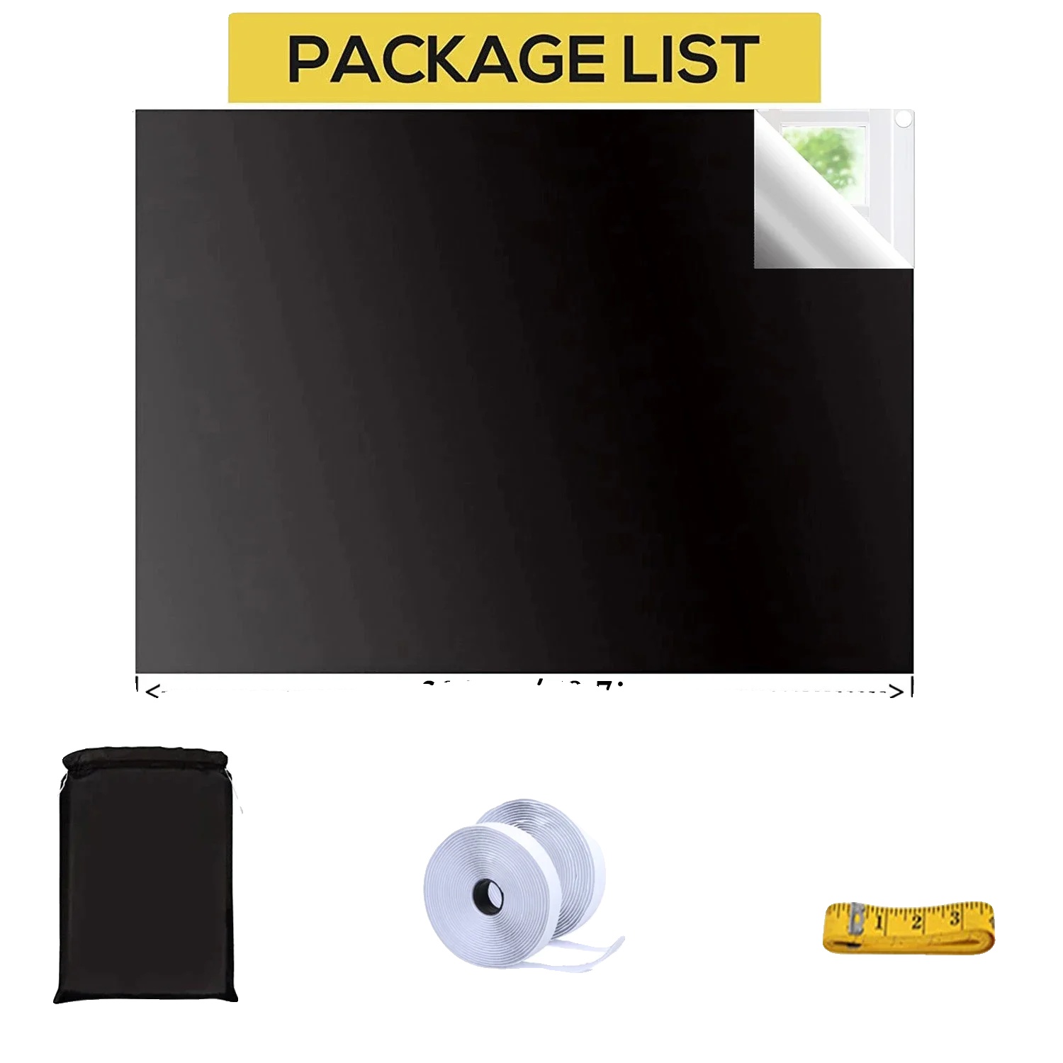 Verdunkelungsfensterabdeckung, Maximale Privatsphäre, Energieeffizienz, 145x200cm-57x78.7in