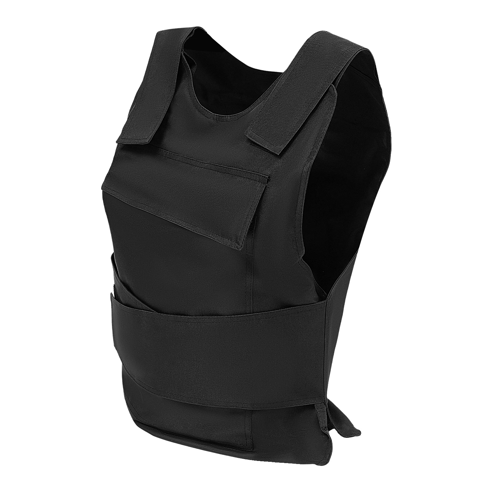 Schutzweste, Stichschutz, Verstellbares Sicherheitstraining, Schwarz