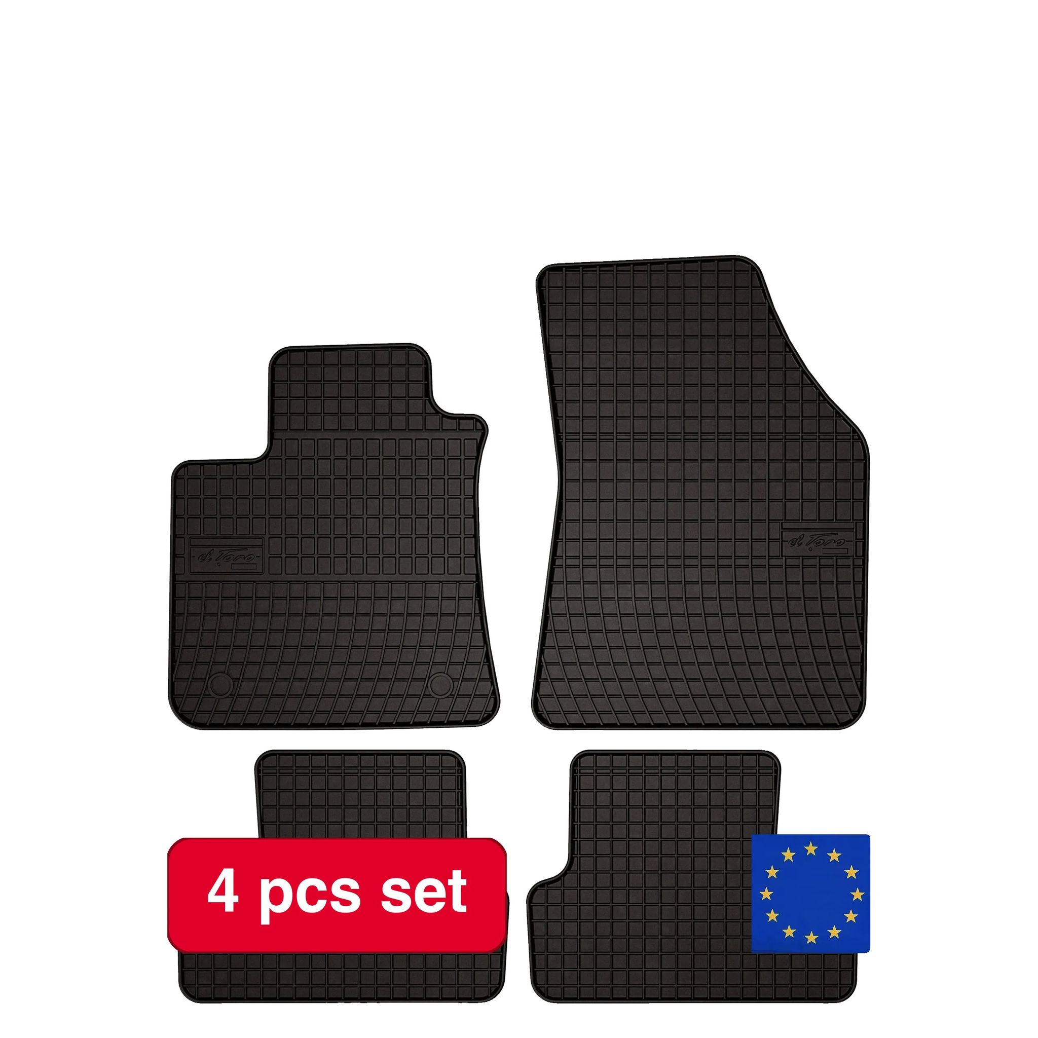Bodenmatten, Wasserretention, Maßgeschneiderte Passform, Schwarz