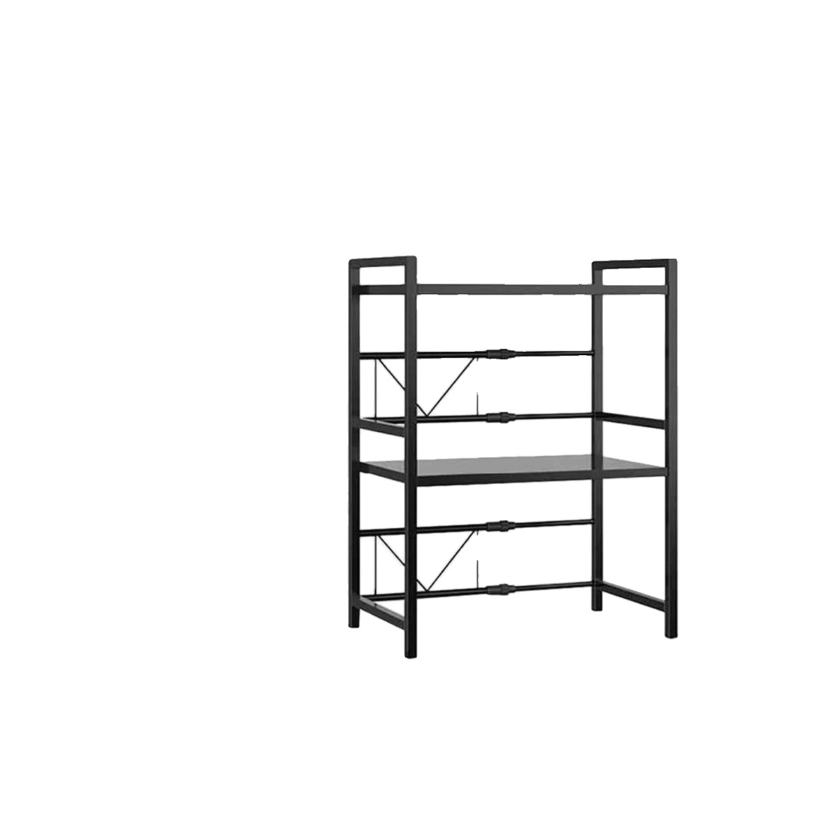 Mikrowellenregal-organizer, Erweiterbares Design, Mehrschichtige Aufbewahrung, Doppelschicht