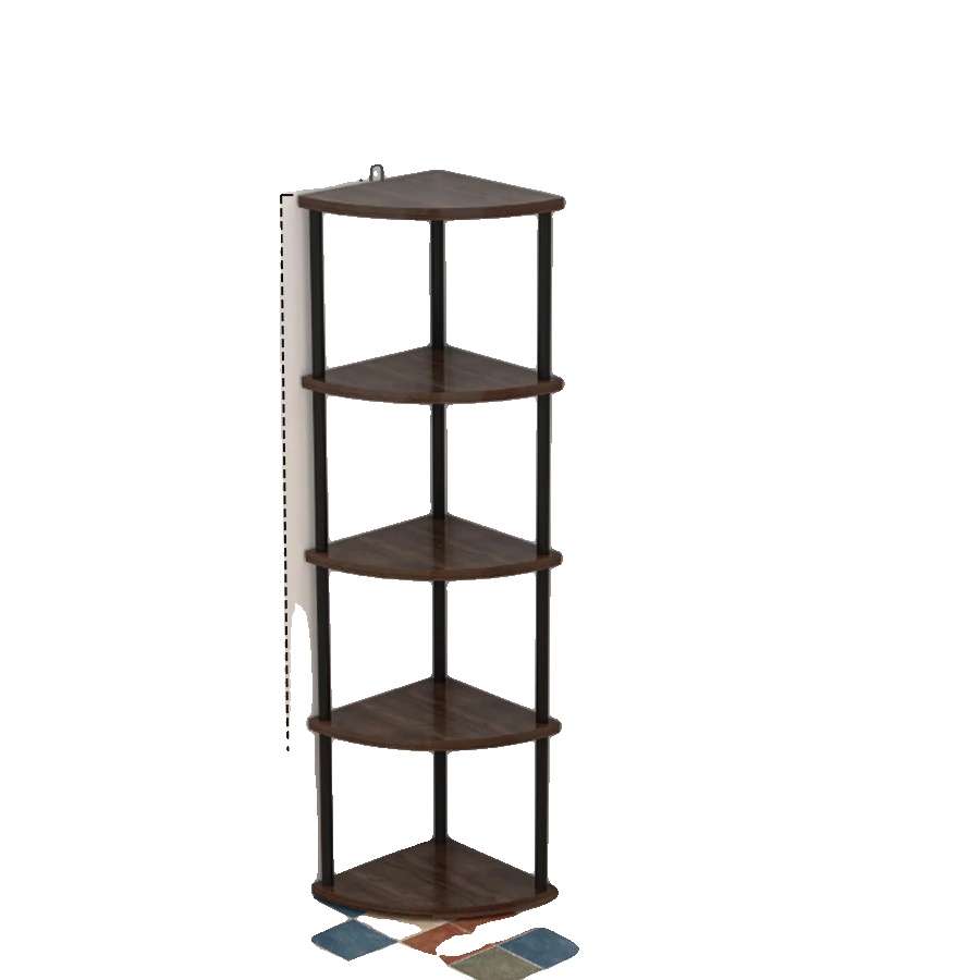 Pflanzenständer, Mehrstufiges Design, Metallkonstruktion, C-schwarz-5-schichtig