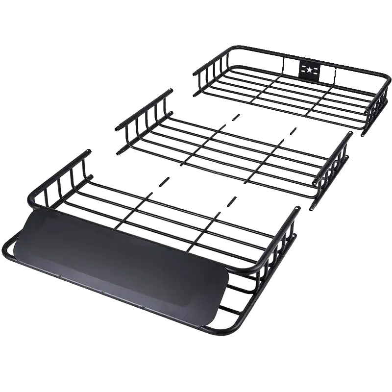 Dachgepäckträgerkorb, Langlebiges Material, Einfaches Zugangsdesign, Schwarz