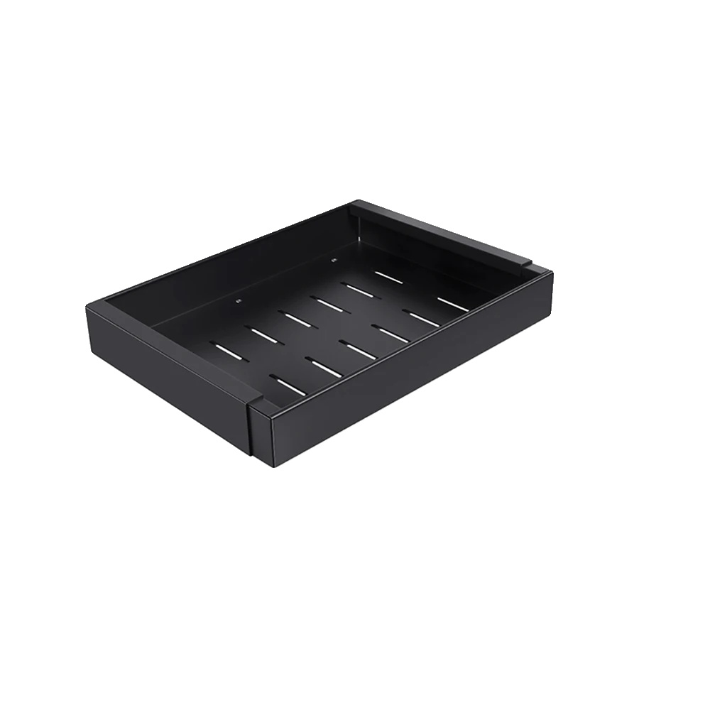 Schubladenorganizer, Erweiterbares Design, Multifunktionale Aufbewahrung, Schwarz 1stück