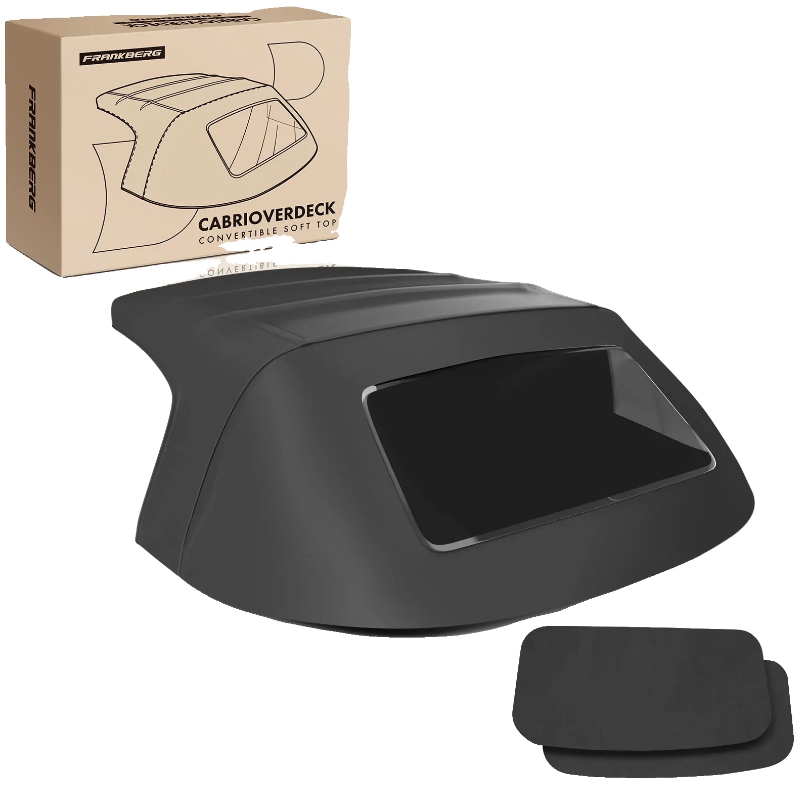 Umklappbares Softtop-abdeckungen, Polyester-material, Maßgeschneiderte Abmessungen, Kompatibel Mit Fiat, Fahrzeugdachinstallation, Uv-schutz