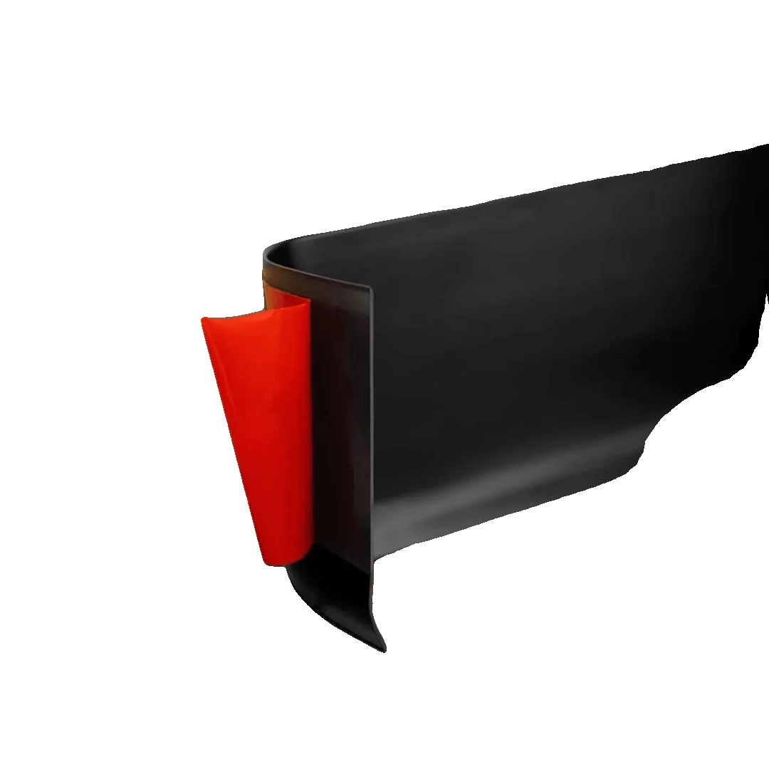 Flexibles Fußleisten, Einfache Installation, Langlebiges Pvc-material, Schwarz