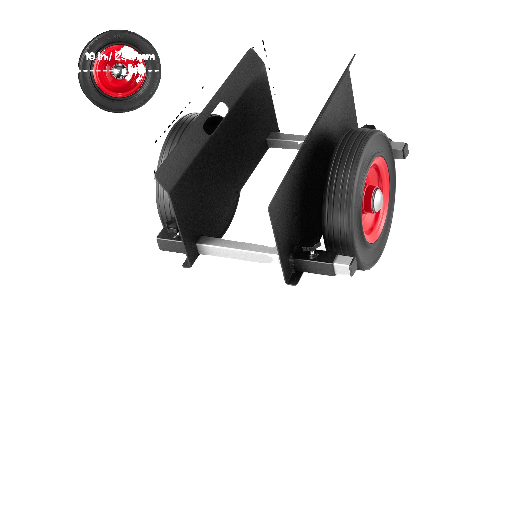 Panel Dolly, 1000 Lbs Tragfähigkeit, Verstellbare Breite, 10 In