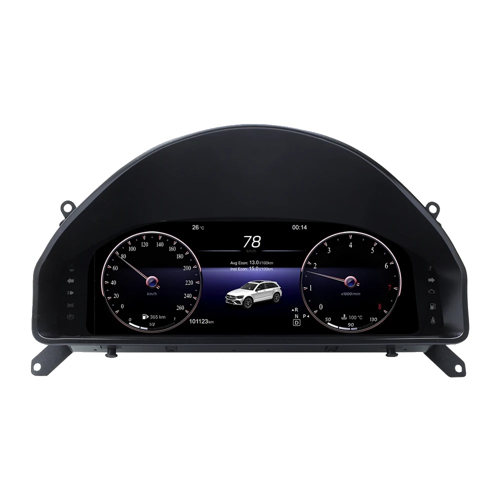Digitales Dashboard, 12,3 Zoll Display, Behält Die Ursprünglichen Funktionen Bei, Für Benz C W204 Ntg4.0 2008--2011