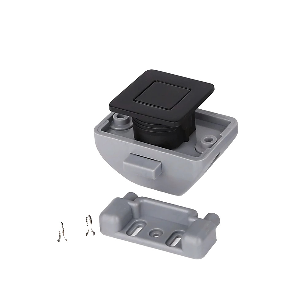 Auto-push-lock, Schlüsselloses Design, Vielseitige Anwendungen, Schwarz