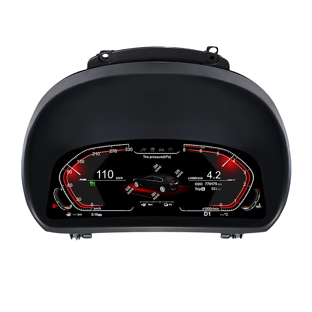 Dashboard-panel, 12,3 Zoll Led-display, Plug-and-play-installation, Schwarz