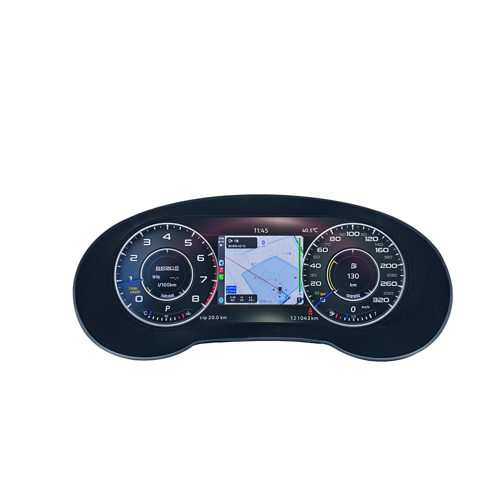 Instrumenten-cockpit-cluster, 12,25" Hd-bildschirm, Kompatibel Mit Audi Q3 2011-2018, Plug-and-play-installation, Für Q3