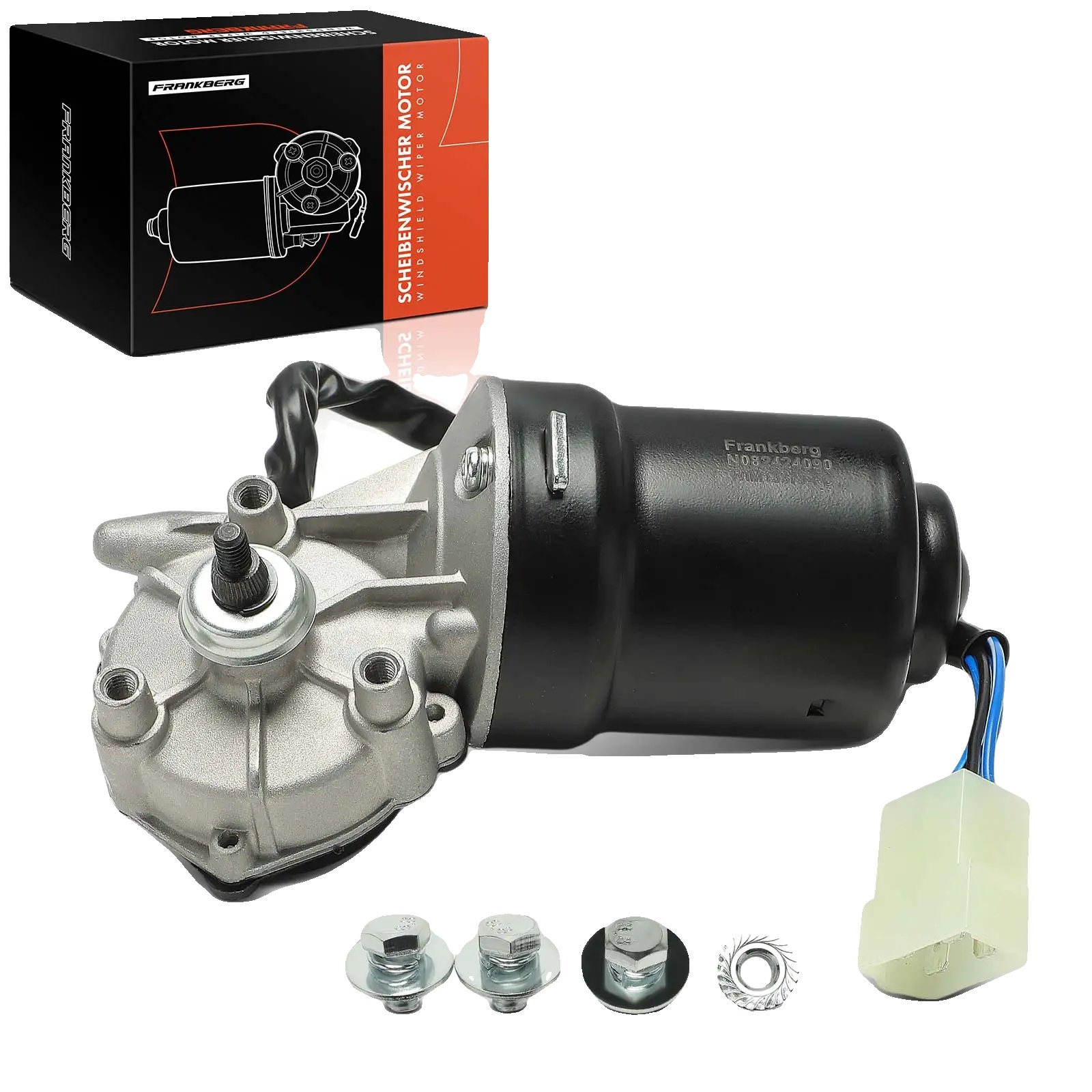 Wischermotor, 12v Spannung, 4 Anschlusskontakte, Langlebiger Kunststoff, Standardgröße Für Kompatibilität, Kompatibel Mit Lada-modellen
