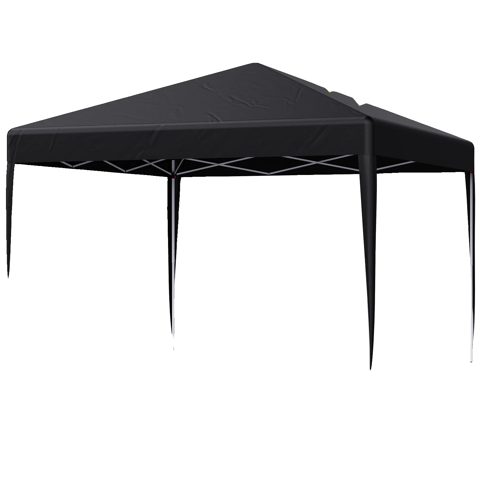 Gazebo Zelt, Wasserdichte Überdachung, Einfache Montage, 3x3m Schwarz