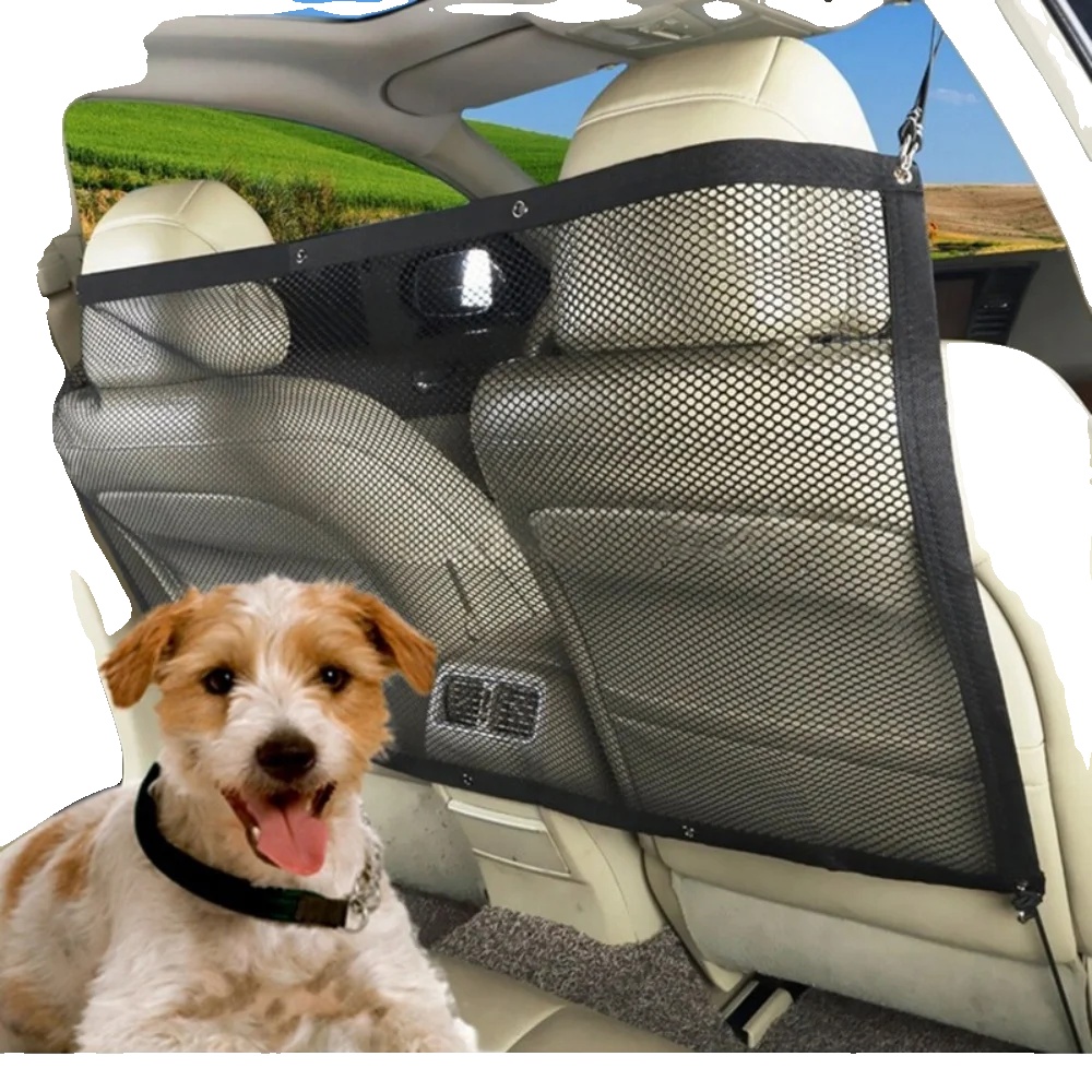 Hund Auto Barriere, Einfache Installation, Langlebiges Material, Schwarz