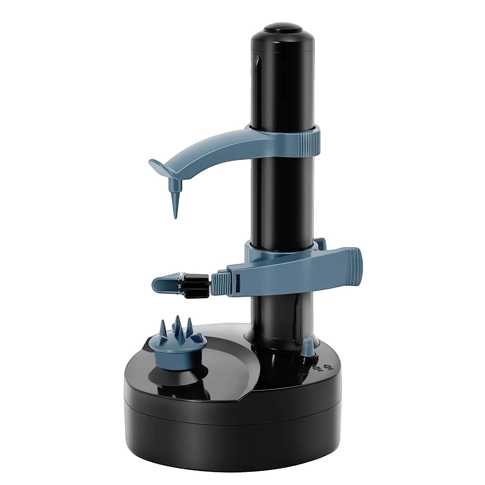 Obstschäler, Automatische Bedienung, Klinge Aus Rostfreiem Stahl, Schwarz