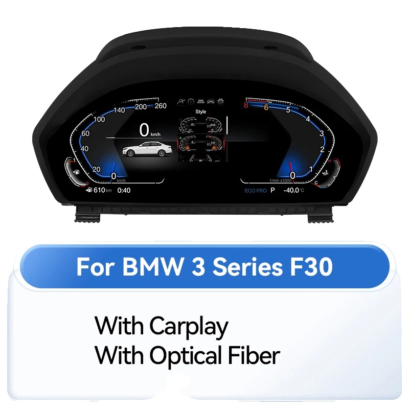 Digitales Instrumentencluster, Anpassbare Ui-stile, Hochauflösender Bildschirm, Mit Carplay & Mit Glasfaser