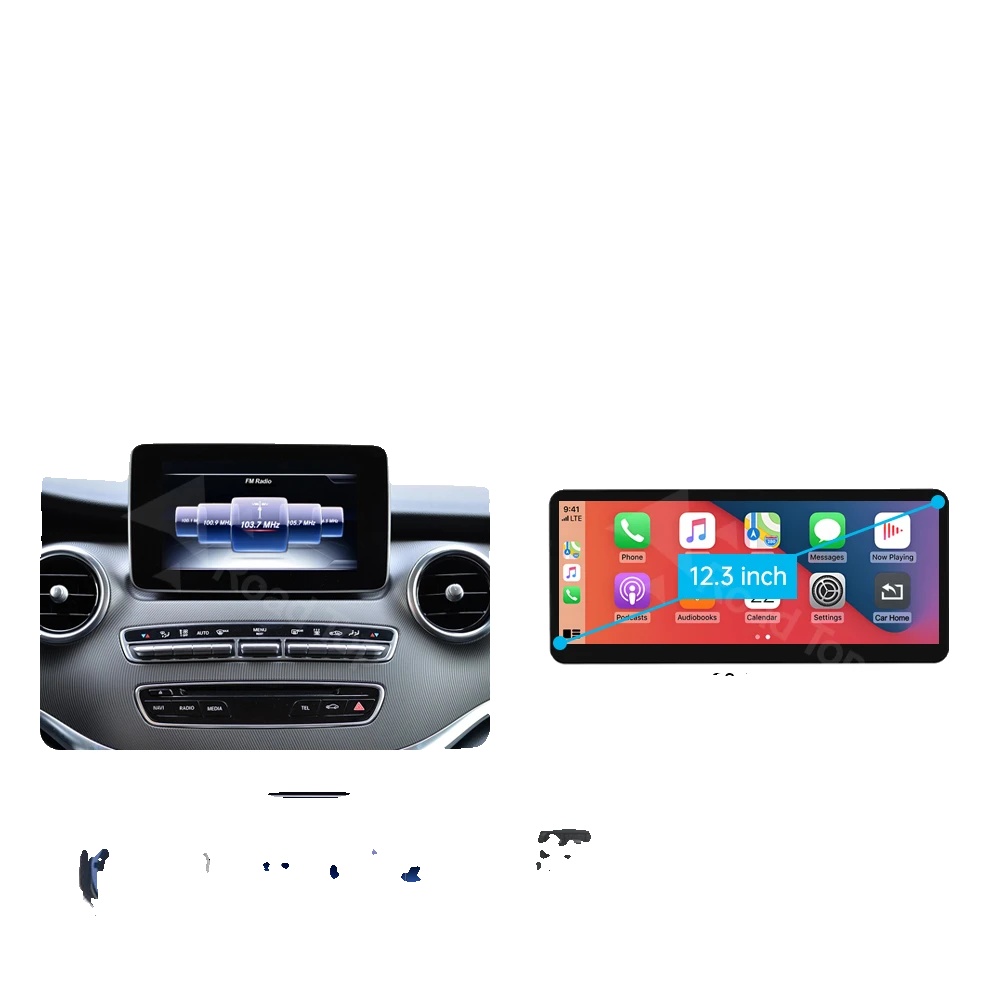 Multimedia-display, Kabelloses Und Kabelgebundenes Carplay, Kompatibel Mit Kameras, 12.3 V W447 Ntg5.0