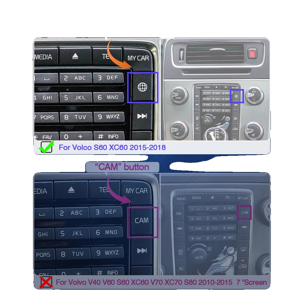 Carplay Decoder, Drahtlose Konnektivität, Nahtlose Oem-integration, Für S60 Xc60 2015-2018