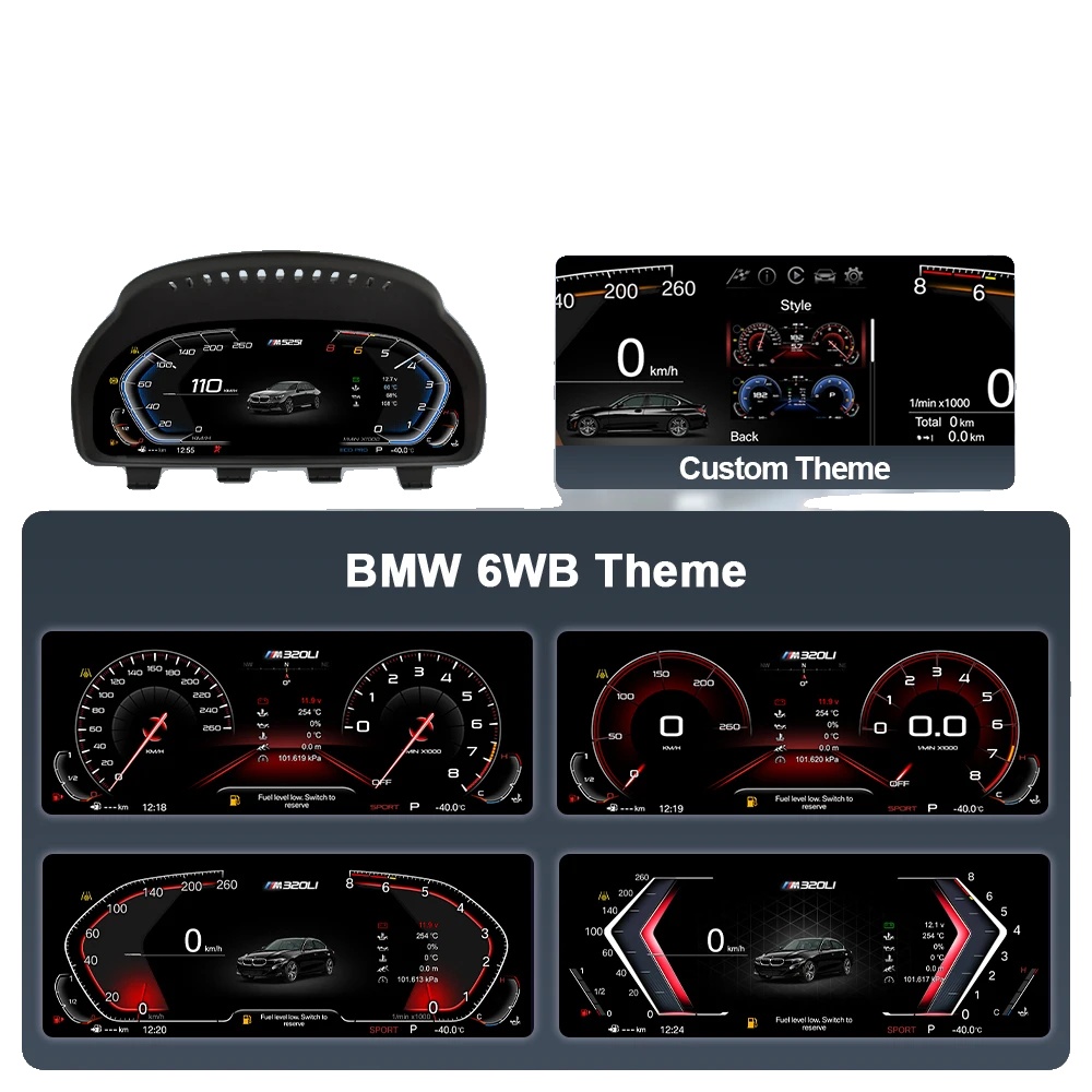 Digitales Instrumentencluster, Carplay, Adaptive Geschwindigkeitsregelung, F10 Standardversion