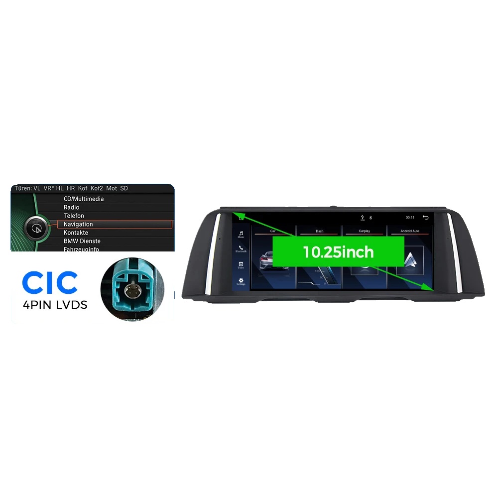 Auto-multimedia-player, Kabelloses Carplay, Dual-system-kompatibilität, Linux-system Cic