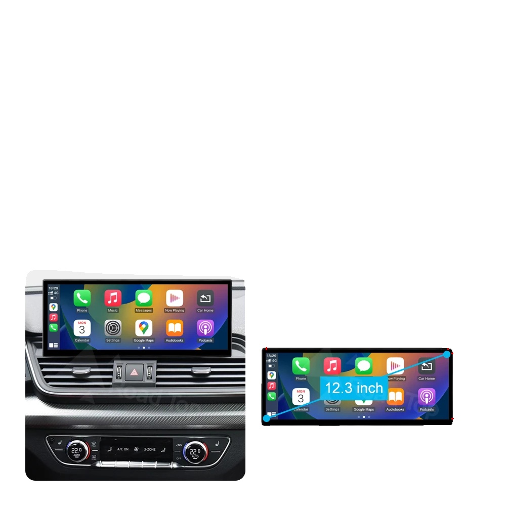 Auto-multimedia-player, Touchscreen, Navigationssystem, Kompatibel Mit Audi Q5 2018-2019, 12.3 Q5 Mib System