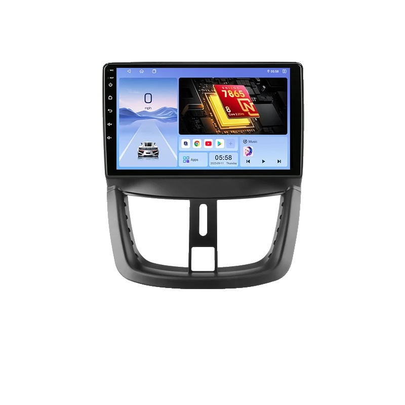 Auto-multimedia-player, Qled-display, Smartphone-integration, Kompatibel Mit Peugeot 207 207cc 2006-2015, T20-e