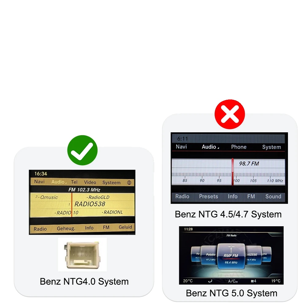 Carplay-schnittstelle, Kabellose Konnektivität, Kompatibel Mit Mercedes Benz, Ntg 4.0