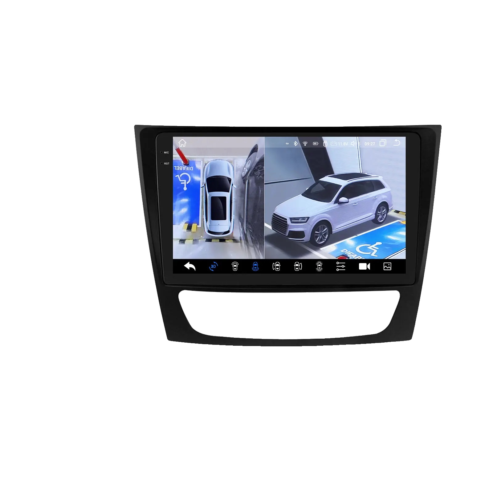 Autoradio, Dual-mikrofon, Navigationssystem, Kompatibel Mit Renault Dacia Dokker/lodgy 2012 - 2021, 360kamera Qs8