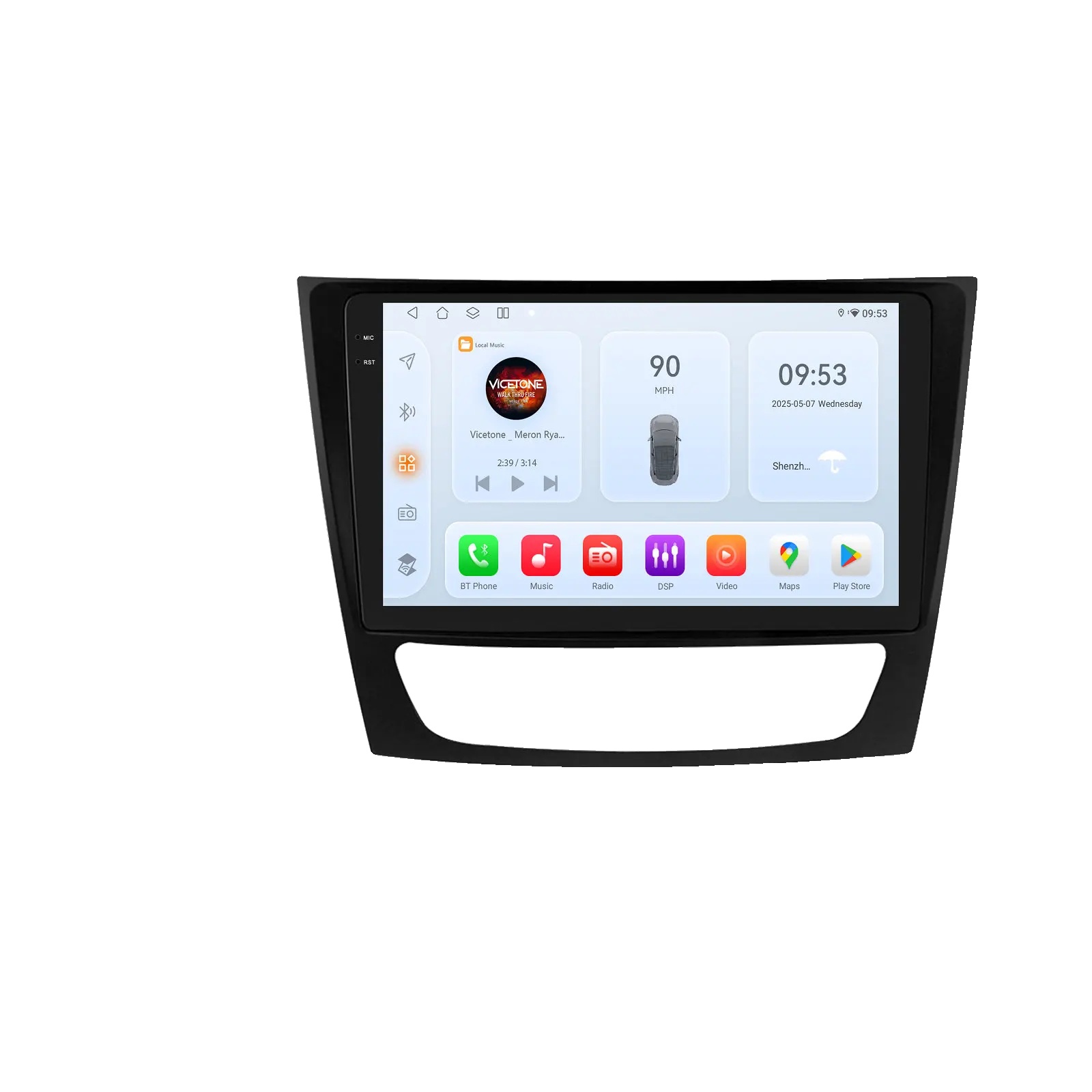 Autoradio, Dual-mikrofon, Navigationssystem, Kompatibel Mit Renault Dacia Dokker/lodgy 2012 - 2021, Qs4 (8kern 4g 32g)