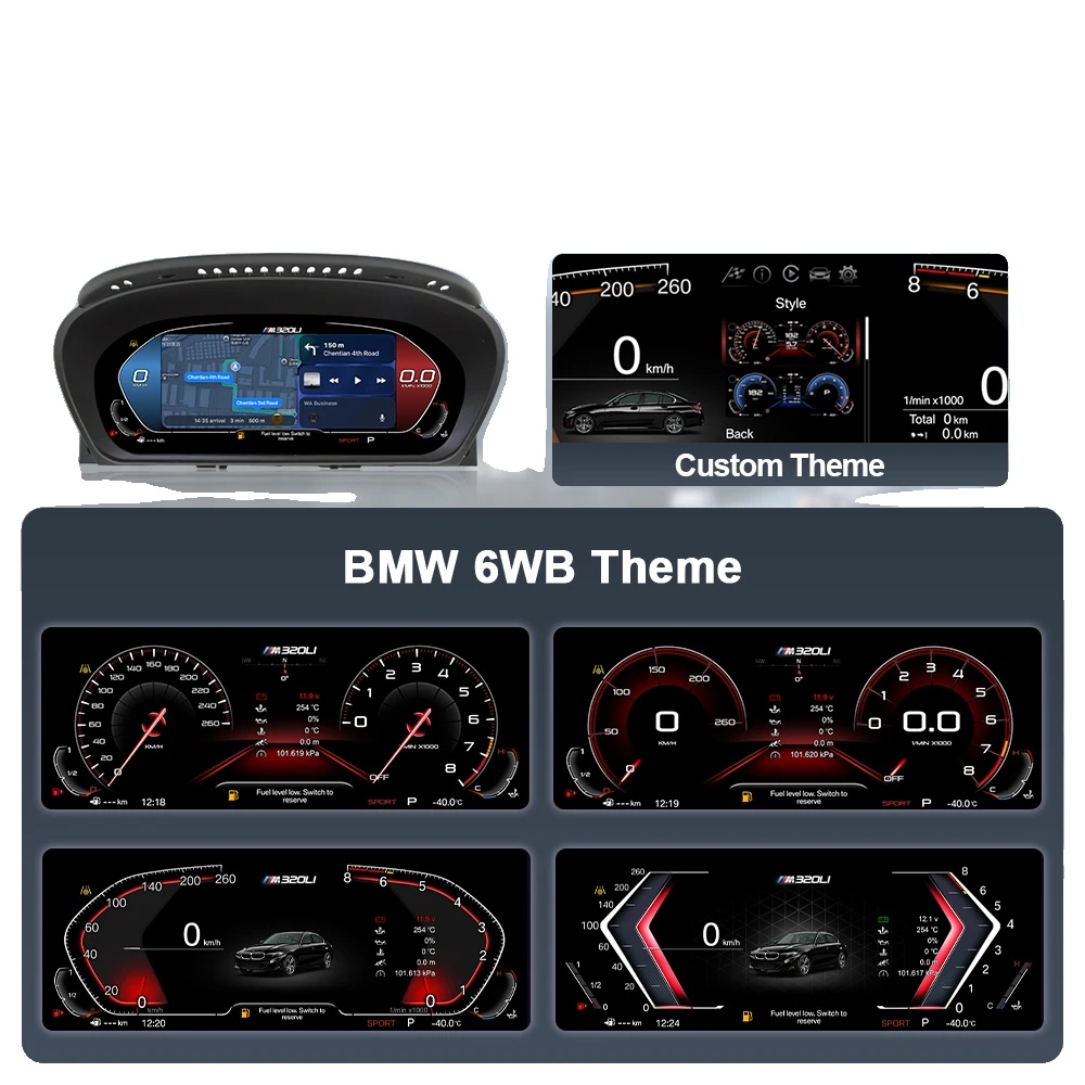 Digitales Instrumentencluster, Wireless Carplay, Echtzeit-navigation, E60 Carplay-version