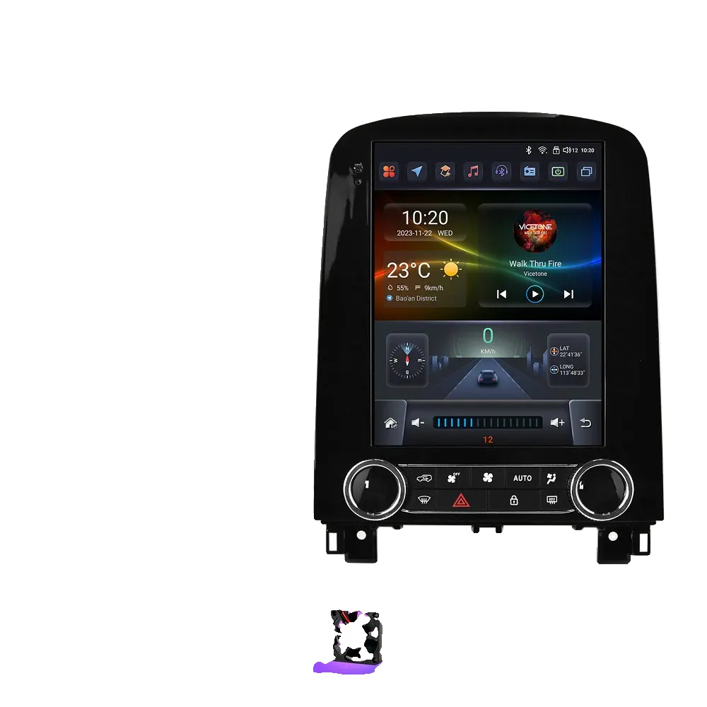 Carplay, Touchscreen-schnittstelle, Navigationssystem, Kompatibel Mit Renault Scenic 2013 - 2024, S4