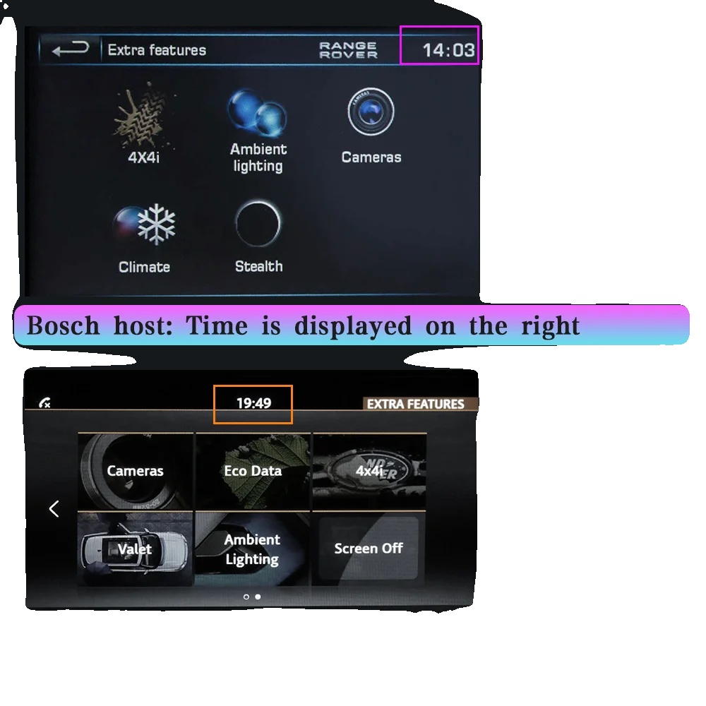 Drahtlose Carplay Android Auto Schnittstelle, Bluetooth-konnektivität, Fahrzeugkompatibilität, Für Bosch 7/8 Zoll