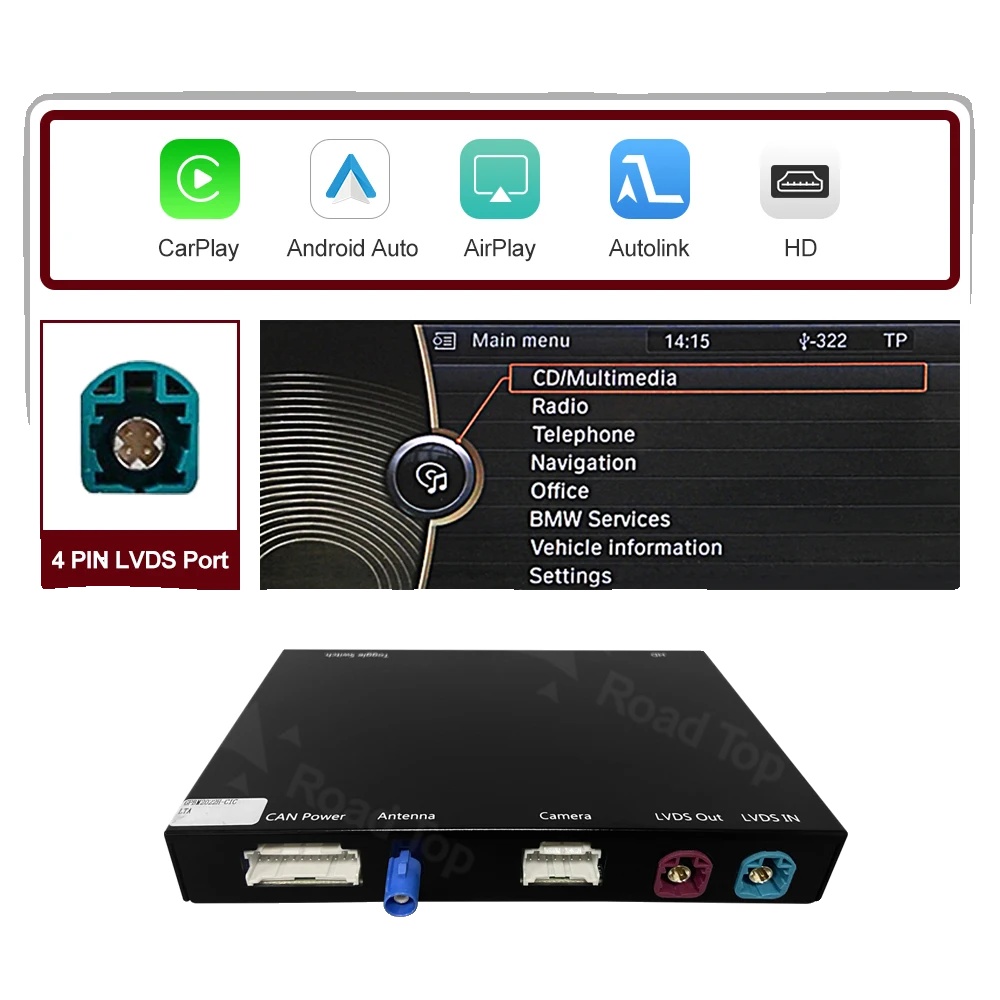 Drahtloses Carplay, Sprachsteuerung, Android Auto, Cic-system
