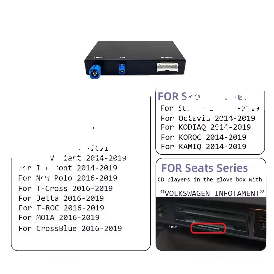 Carplay Und Android Auto Decoder, Drahtlose Konnektivität, Einfache Installation, Für Mib/mib2