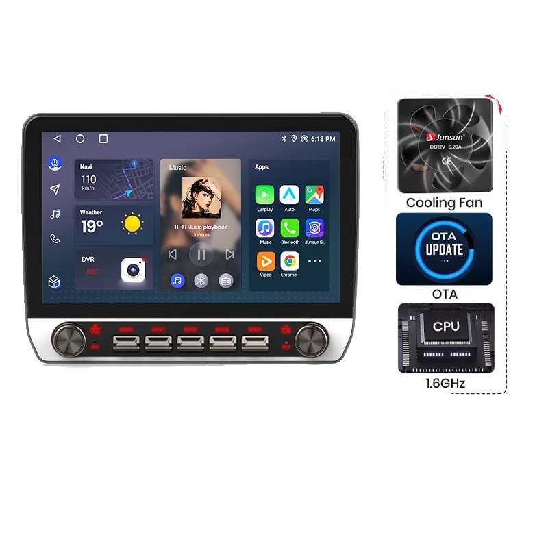 Autoradio, Touchscreen, Navigationssystem, Kompatibel Mit Ducato / Boxer 2 / Jumper 2 (2006-2023), Kabelloses Design, V3plus (6gb 128gb)