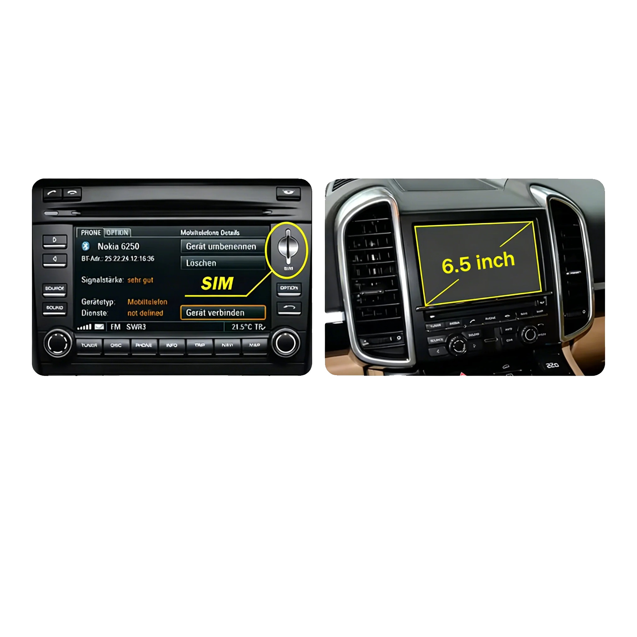 Drahtloses Carplay Android Auto, Bildschirmspiegelung, Audio-streaming, Pcm 3.0