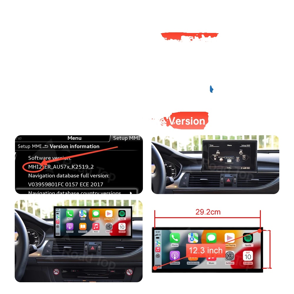 Multimedia-display, Touchscreen, Kompatibel Mit Audi A6 A7, 2016-2018 Mhi2 Lhd