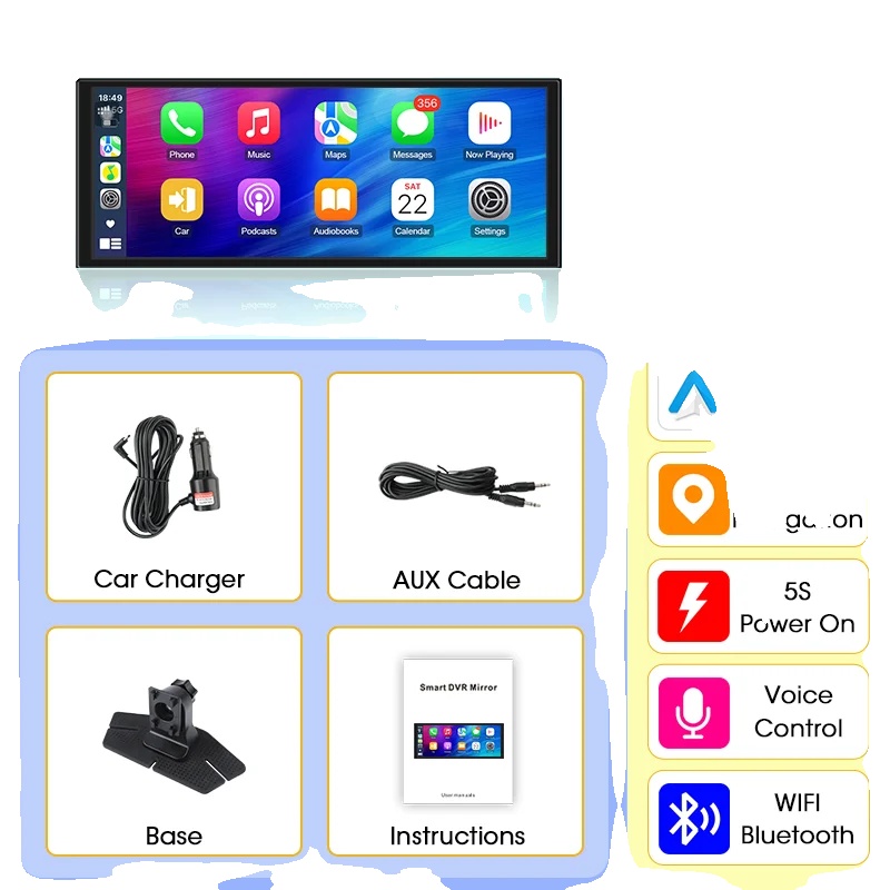 Auto-multimedia-player, Smartphone-integration, Drahtlose Konnektivität, 10.26 Zoll