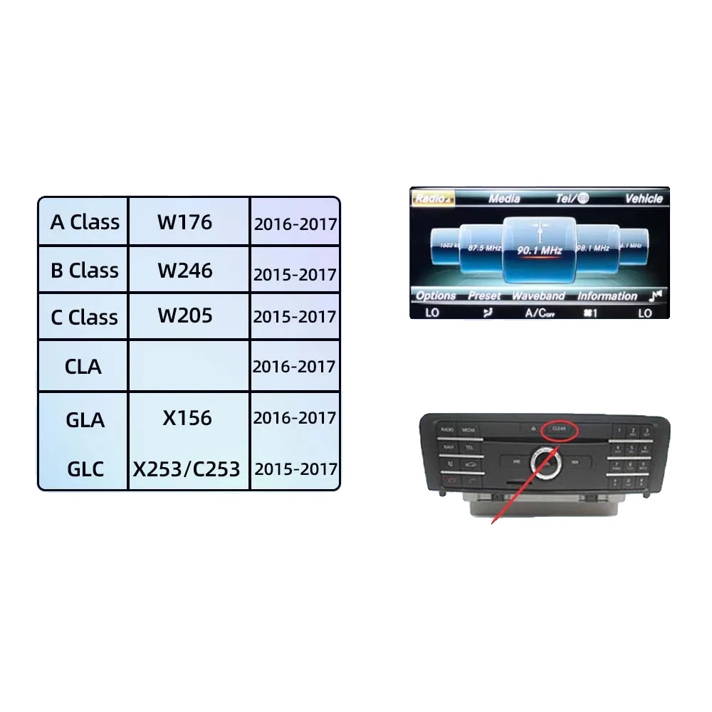 Drahtloses Carplay Android Auto Modul, Bluetooth-funktionalität, Einfache Installation, Für Benz A B C Klasse Ntg 5.0