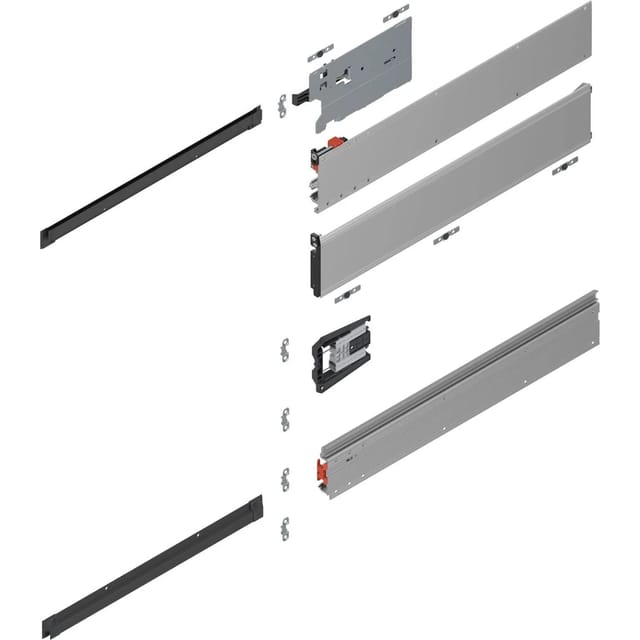 Blum Revego Uno Pocketschienen, Laufschienen Set 700mm, Links
