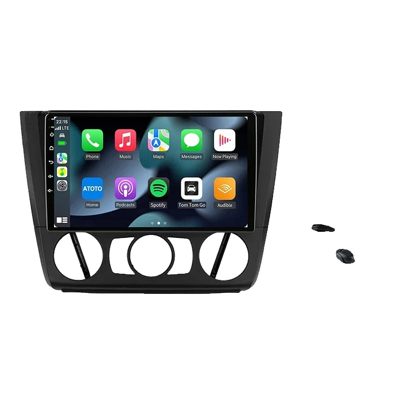 Autoradio, Touchscreen-display, Kabellose Konnektivität, Kompatibel Mit Bmw 1er-serie 2004-2011 Kabellos, T6c-a-kamera