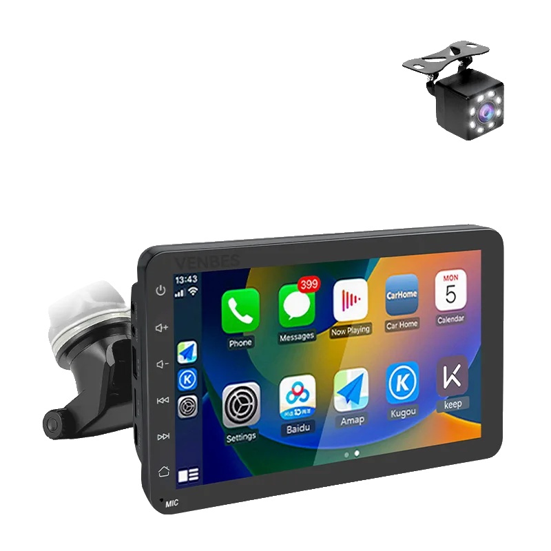 Autoradio, Displaygröße, Smartphone-kompatibilität, Mit Cvbs-kamera
