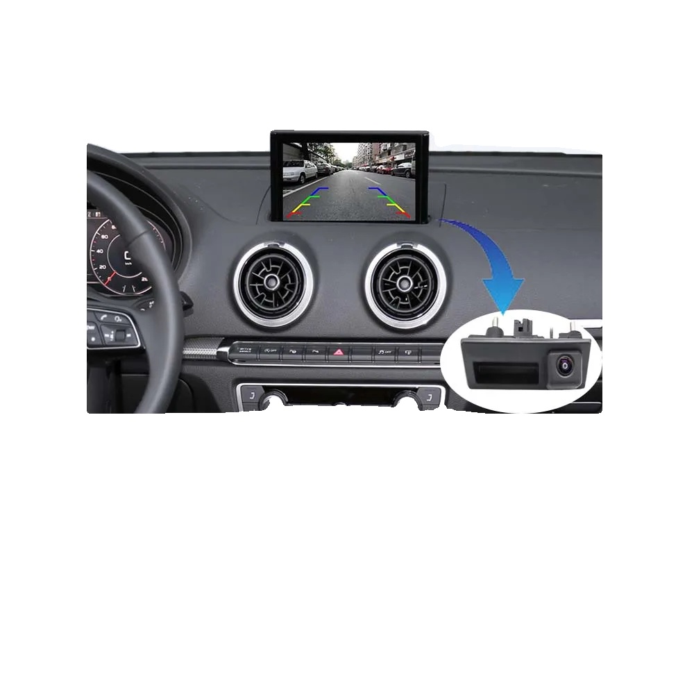 Carplay-modul, Drahtlose Konnektivität, Navigationsunterstützung, Für Audi A3 Q2 Mit Rückfahrkamera